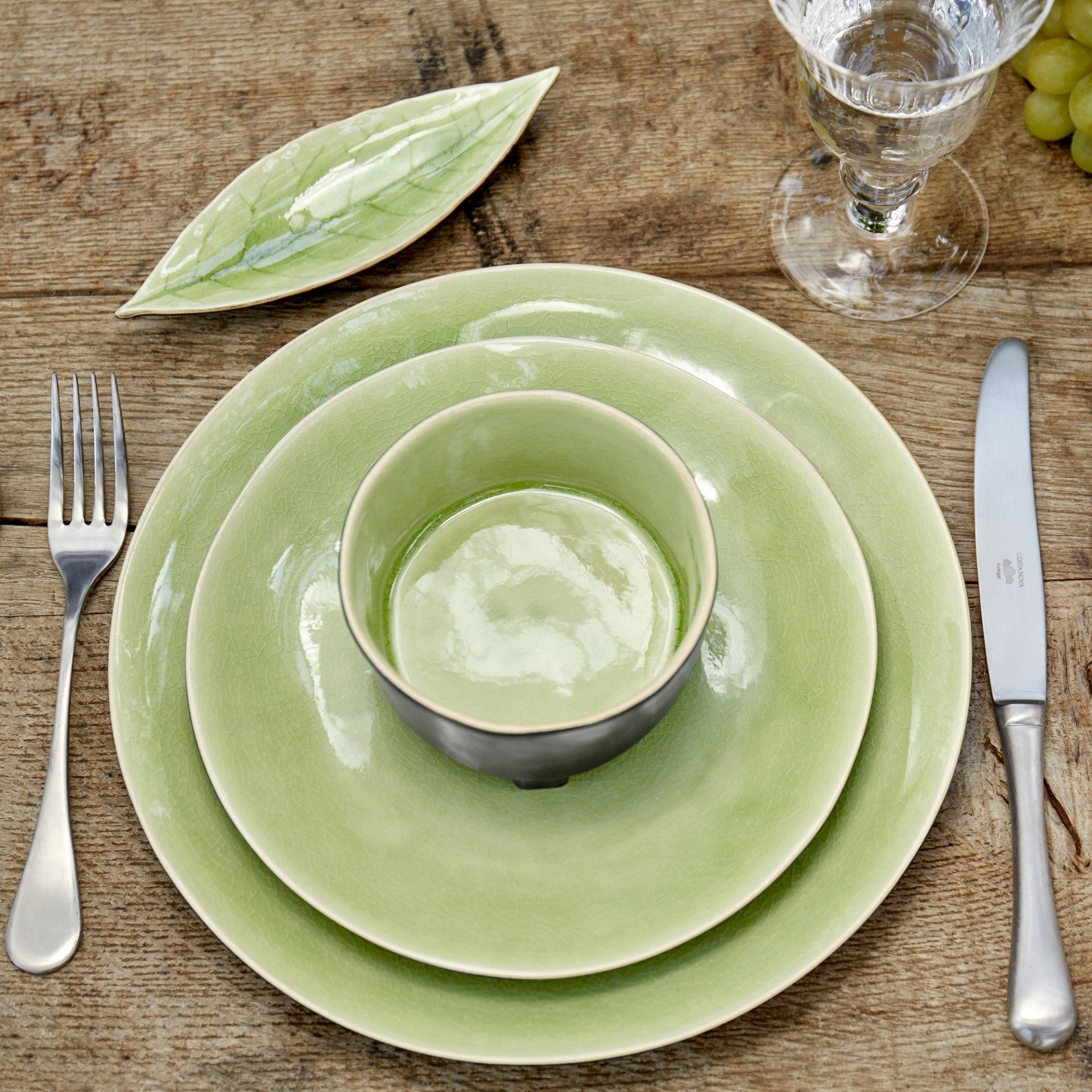 Riviera Dinner Plate Vert Frais