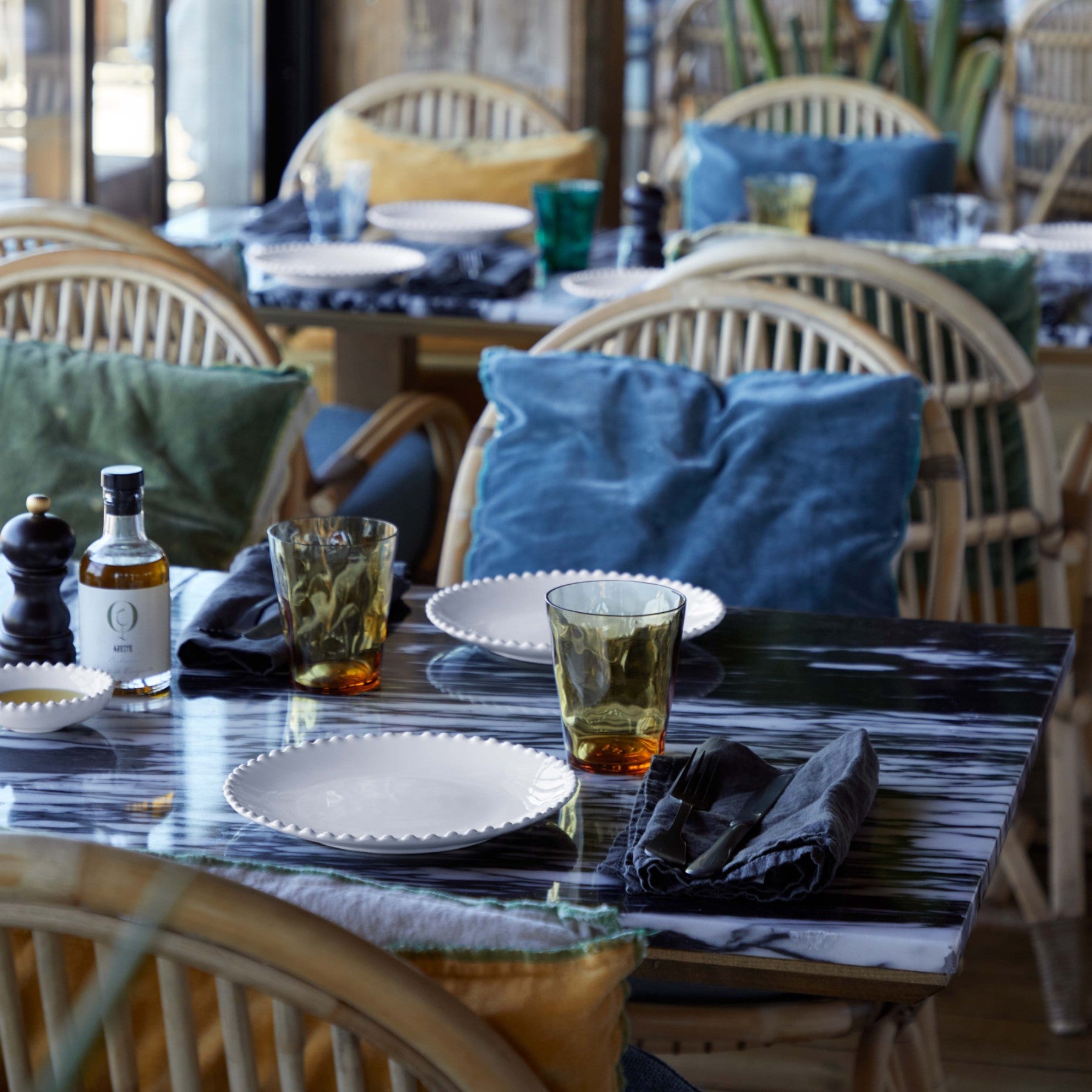 Pearl White Salad Plate