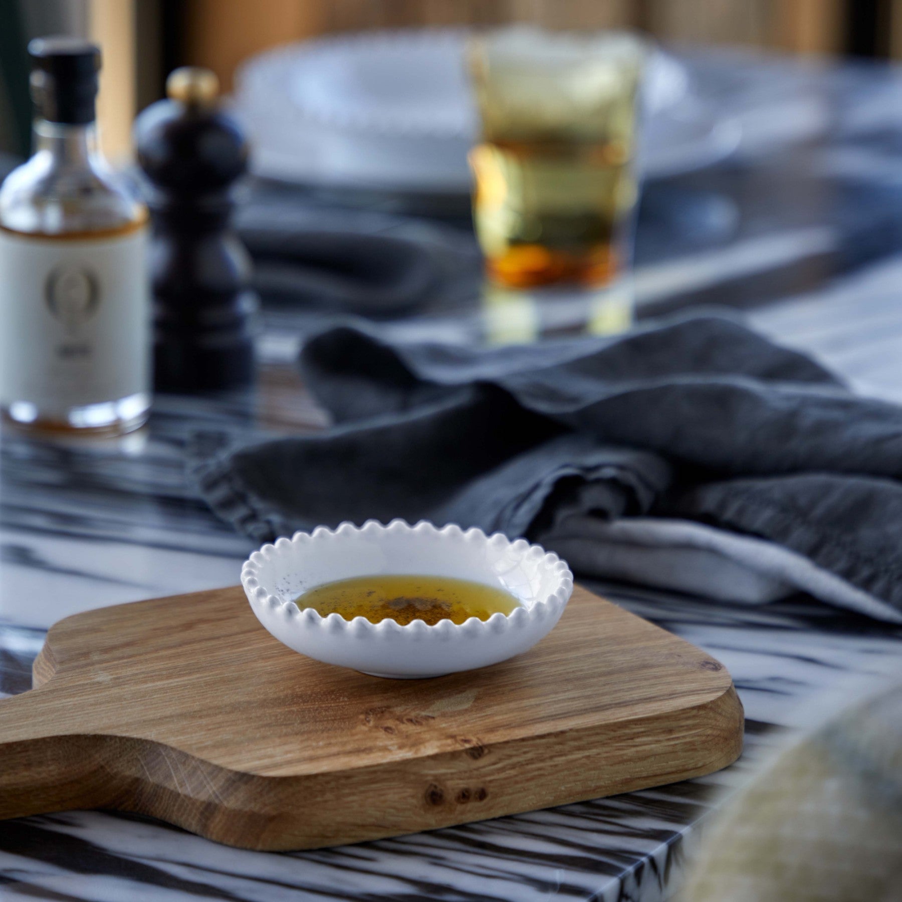 Pearl Small Butter Bowl White