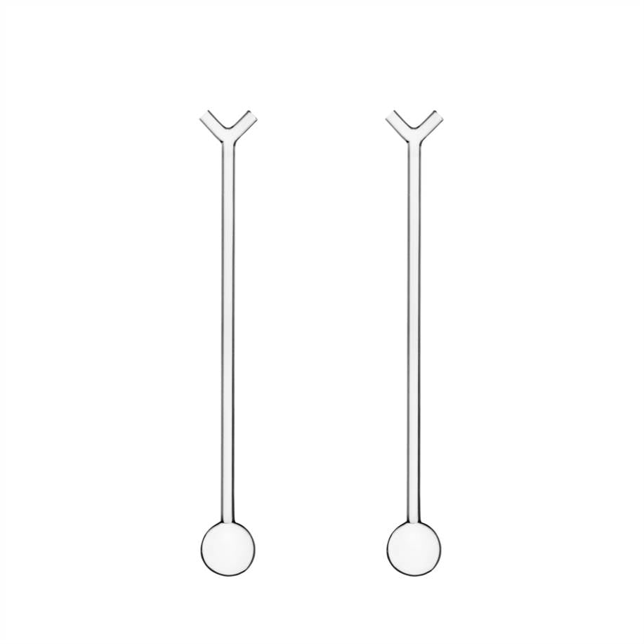 Amaranta Set of 2 Spoons Clear