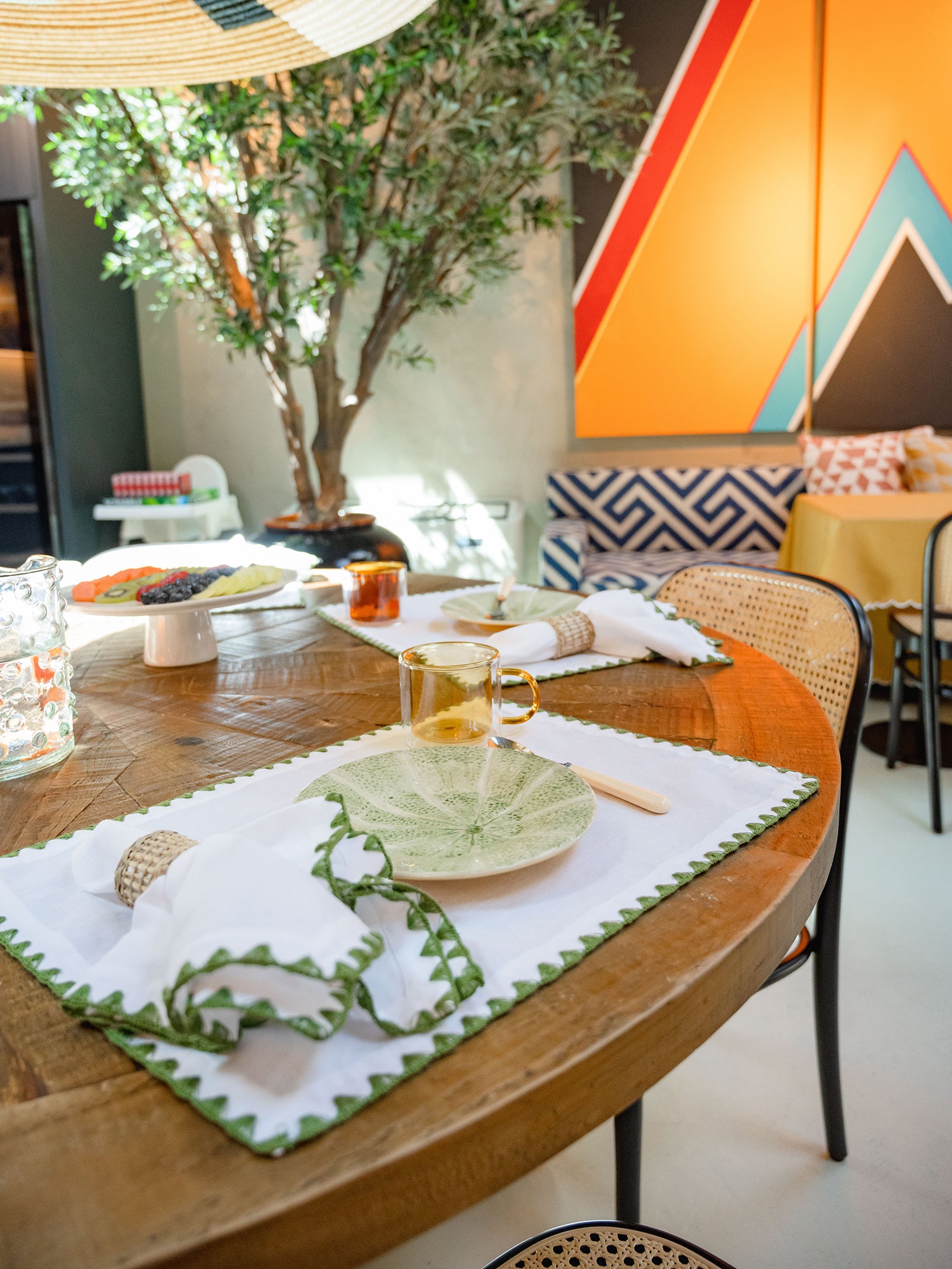 Clara Placemat in Blue