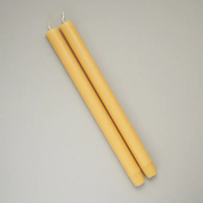 Honey Pair of Dining Candles