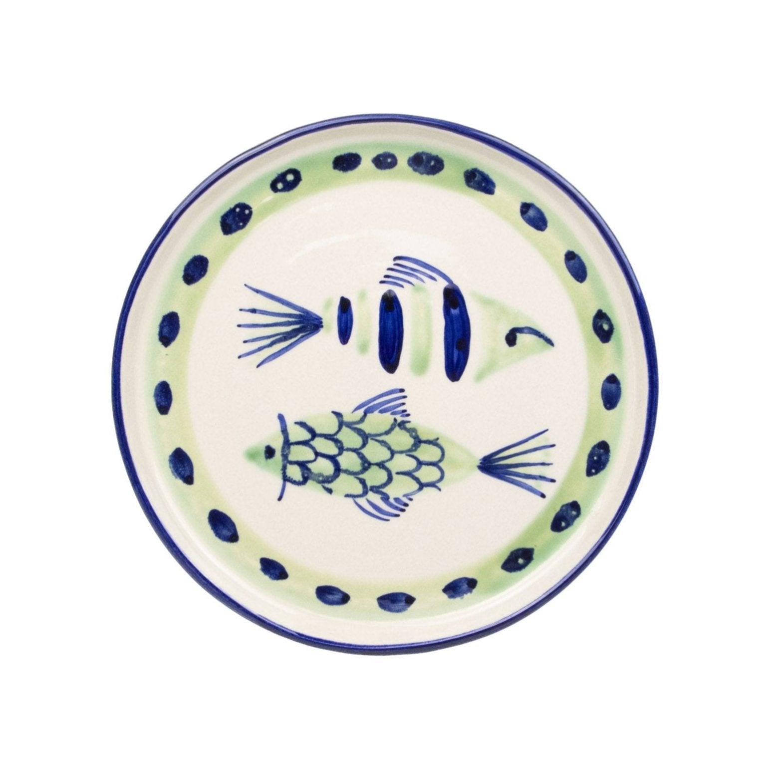 Vilamoura Handpainted Fish Salad Plate