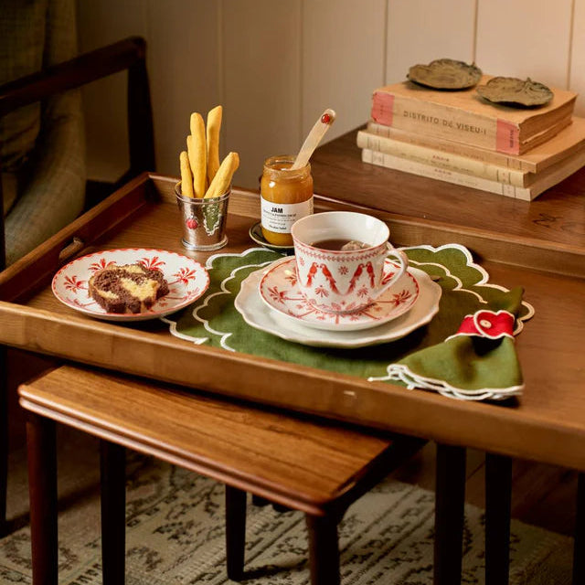 Iris Placemat in Green