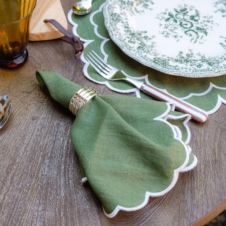 Iris Napkin in Green