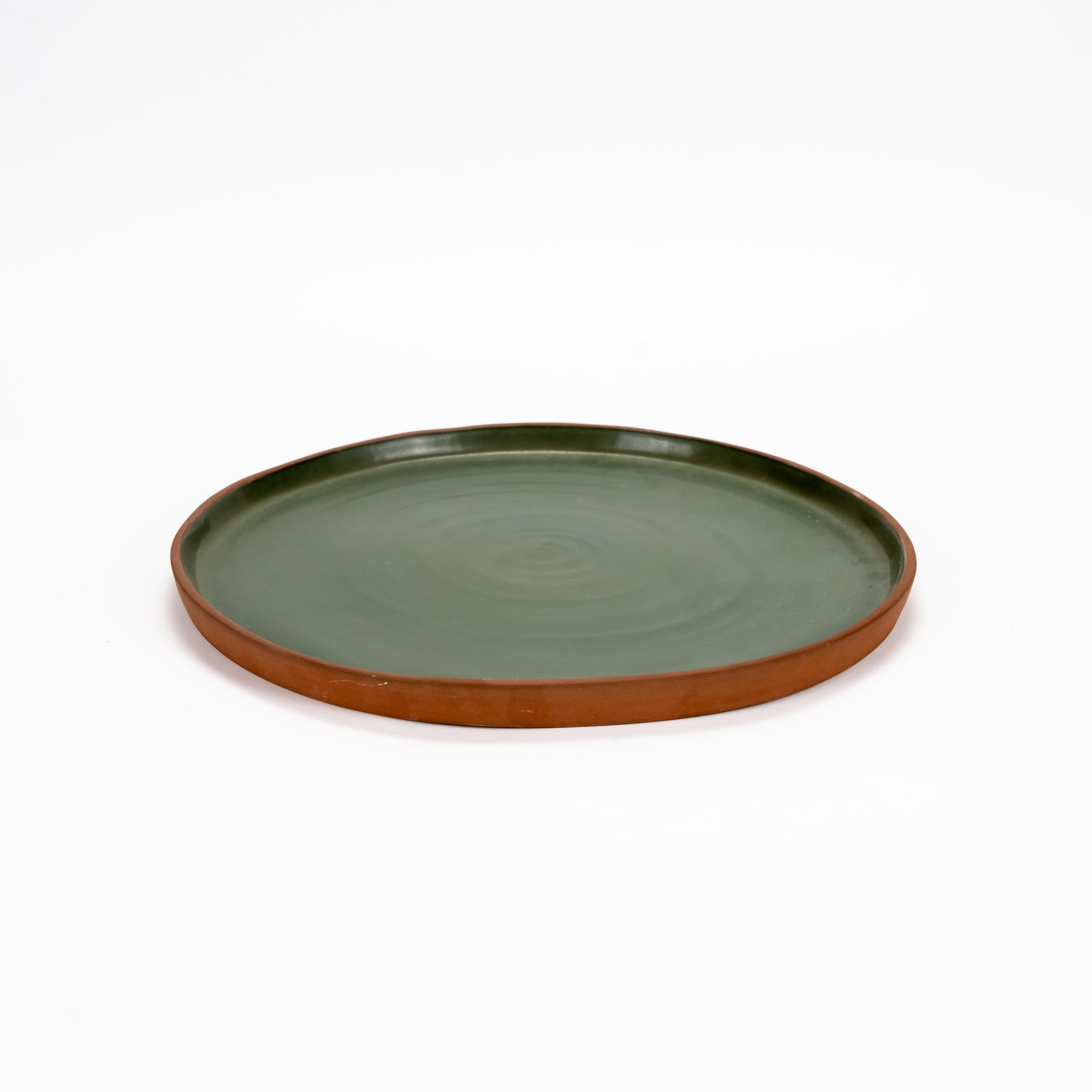 Terra Dinner Plate in Forest Green