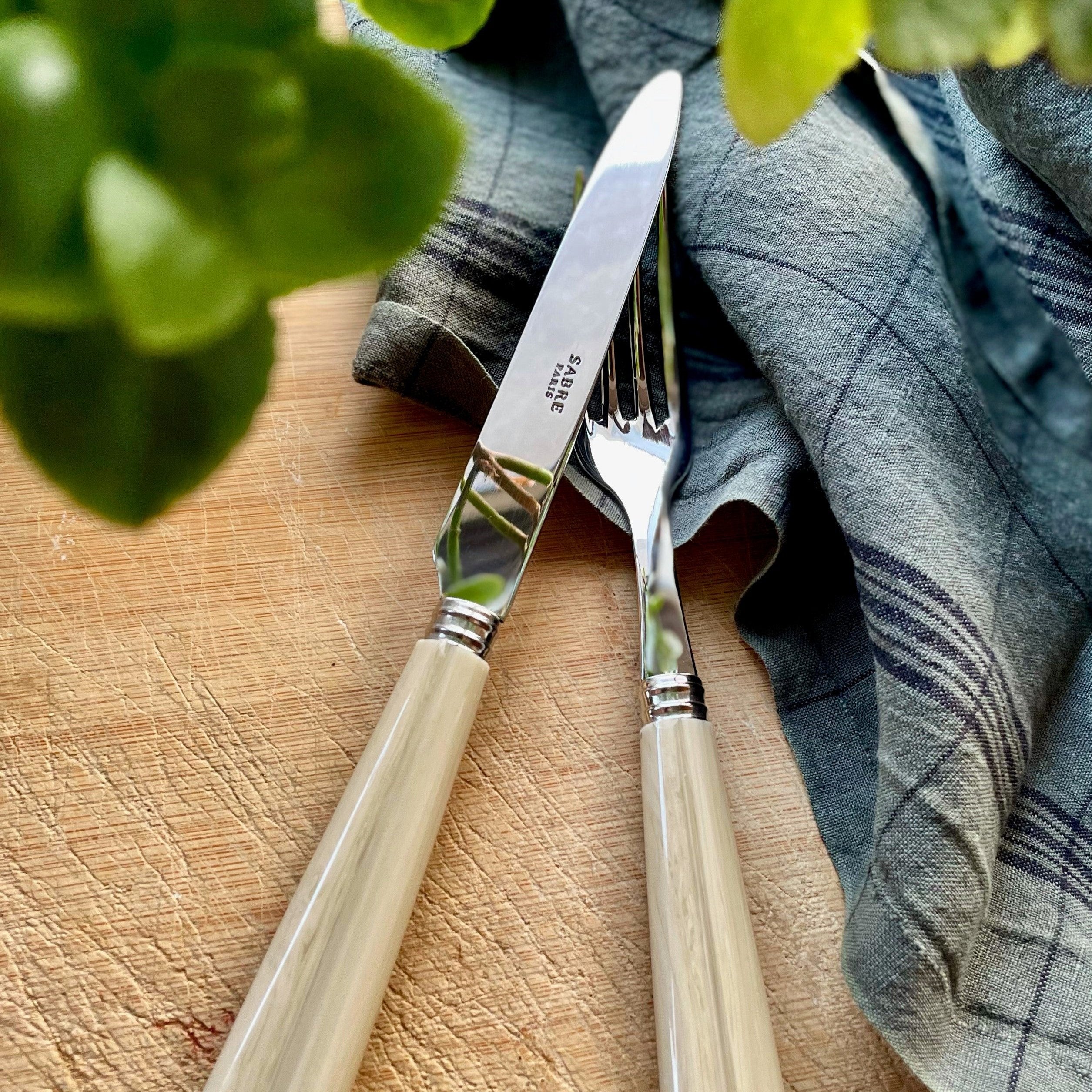 Faux Horn 4 Piece Cutlery Set