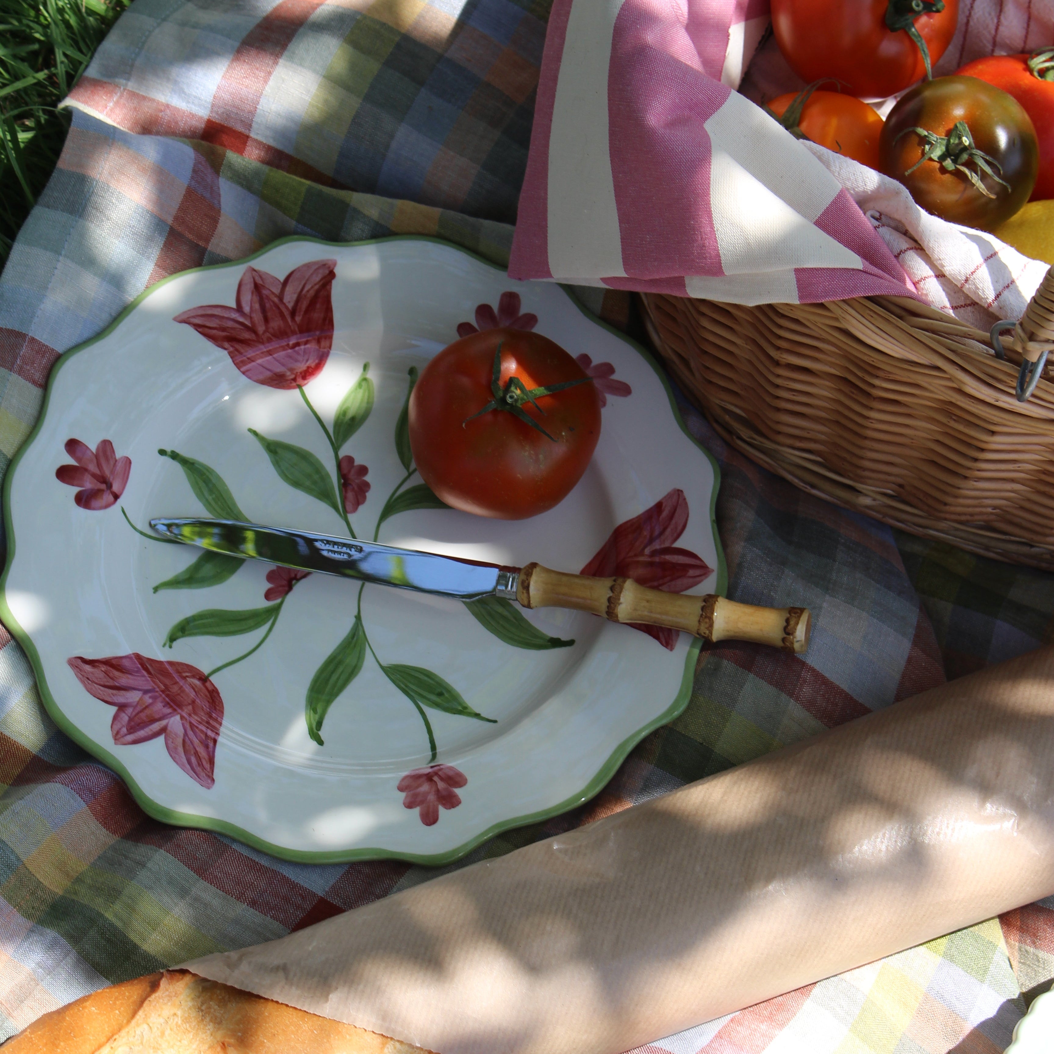 Light Bamboo 4 Piece Cutlery Set