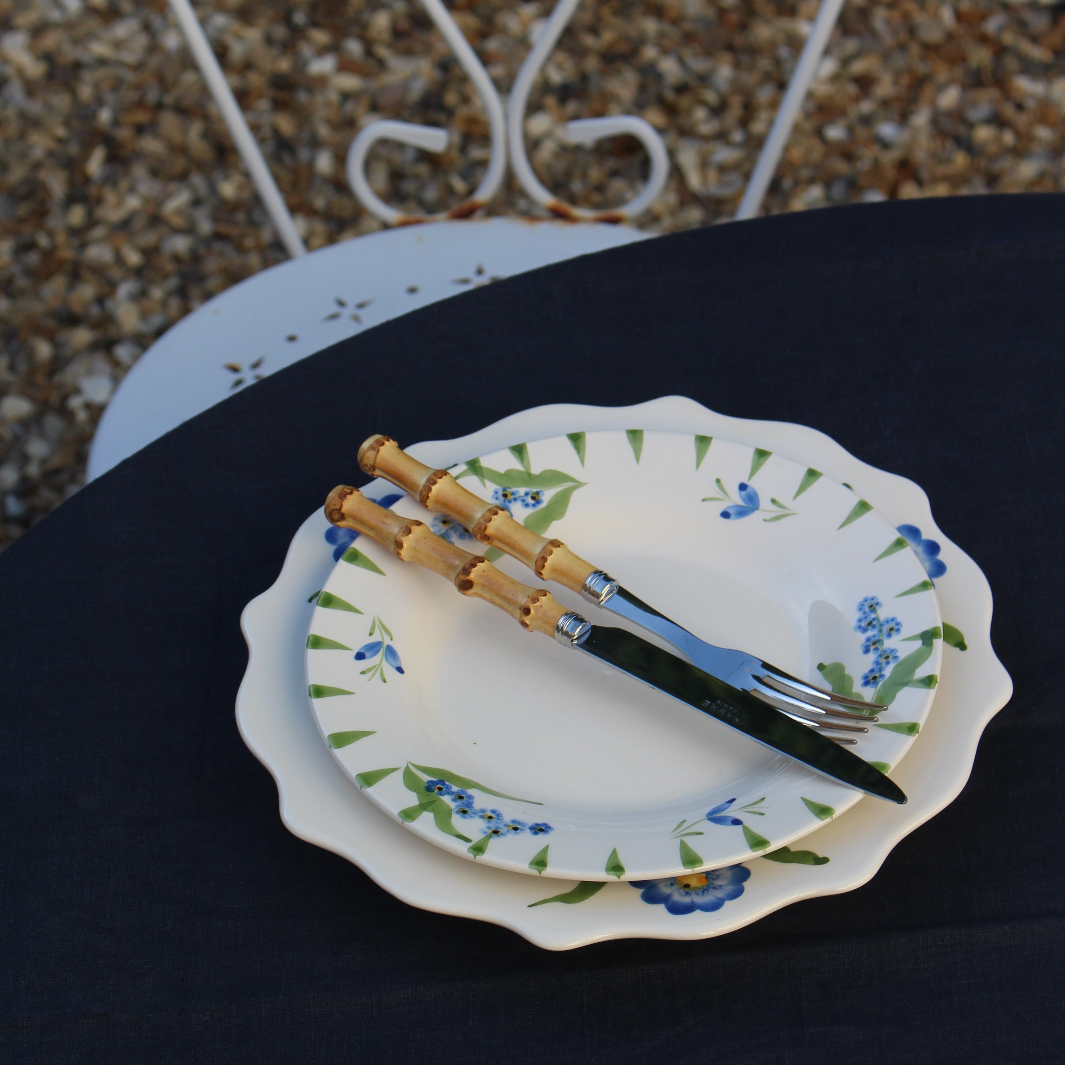 Light Bamboo 4 Piece Cutlery Set
