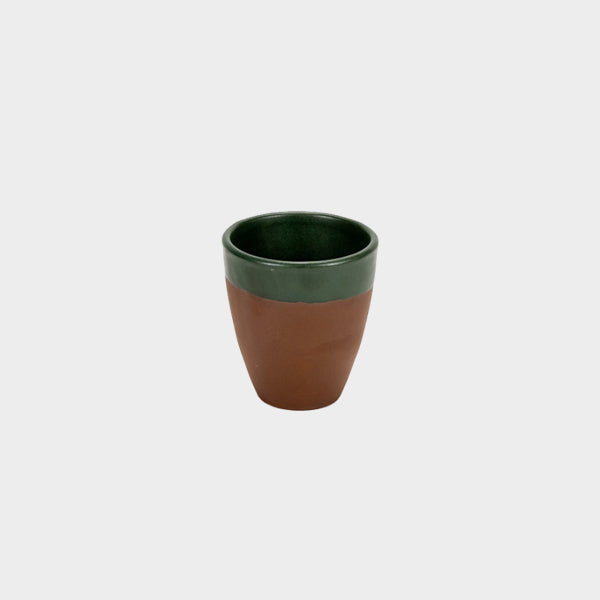 Terra Cappuccino Cup in Forest Green