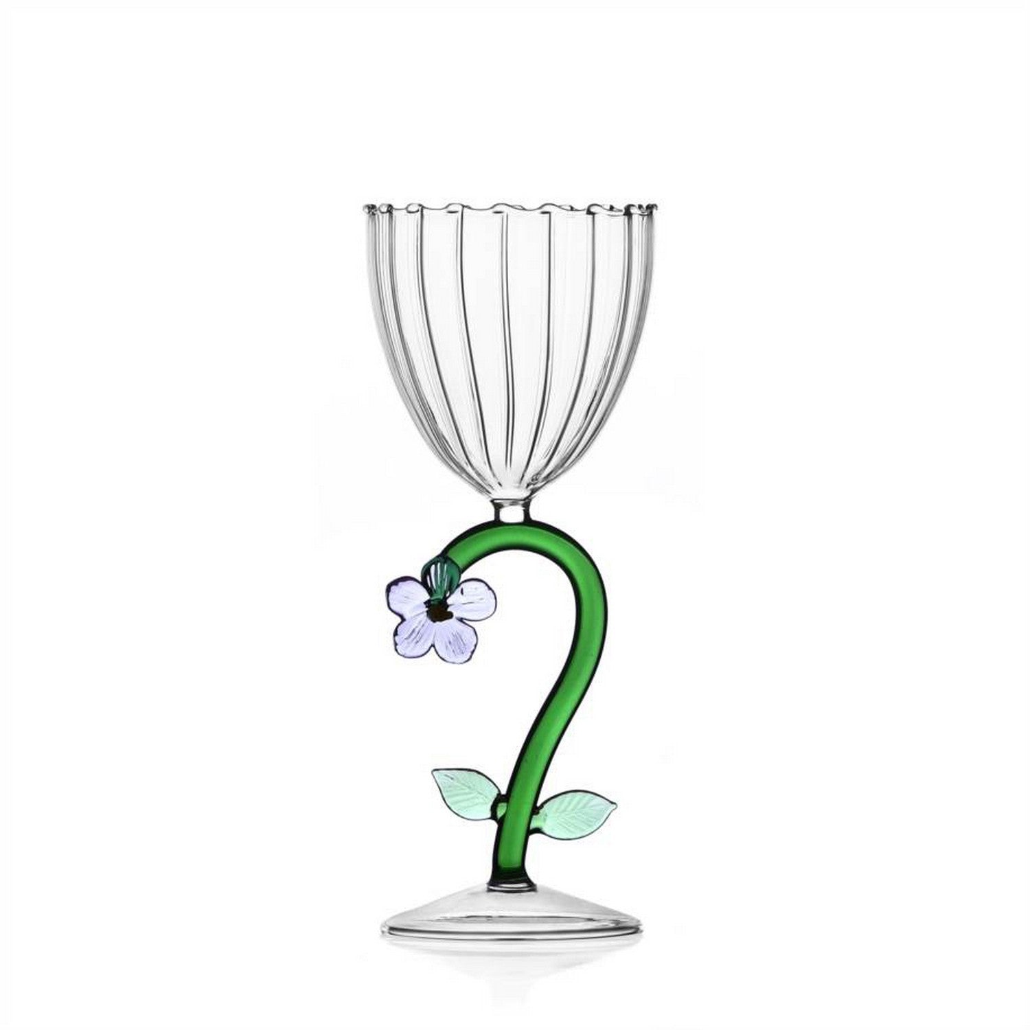 Botanica Stemmed Glass Lilac Flower