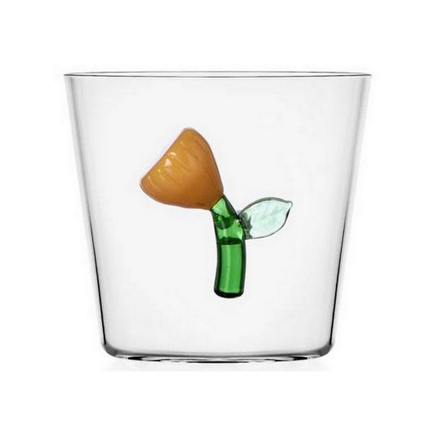 Amber Flower Tumbler