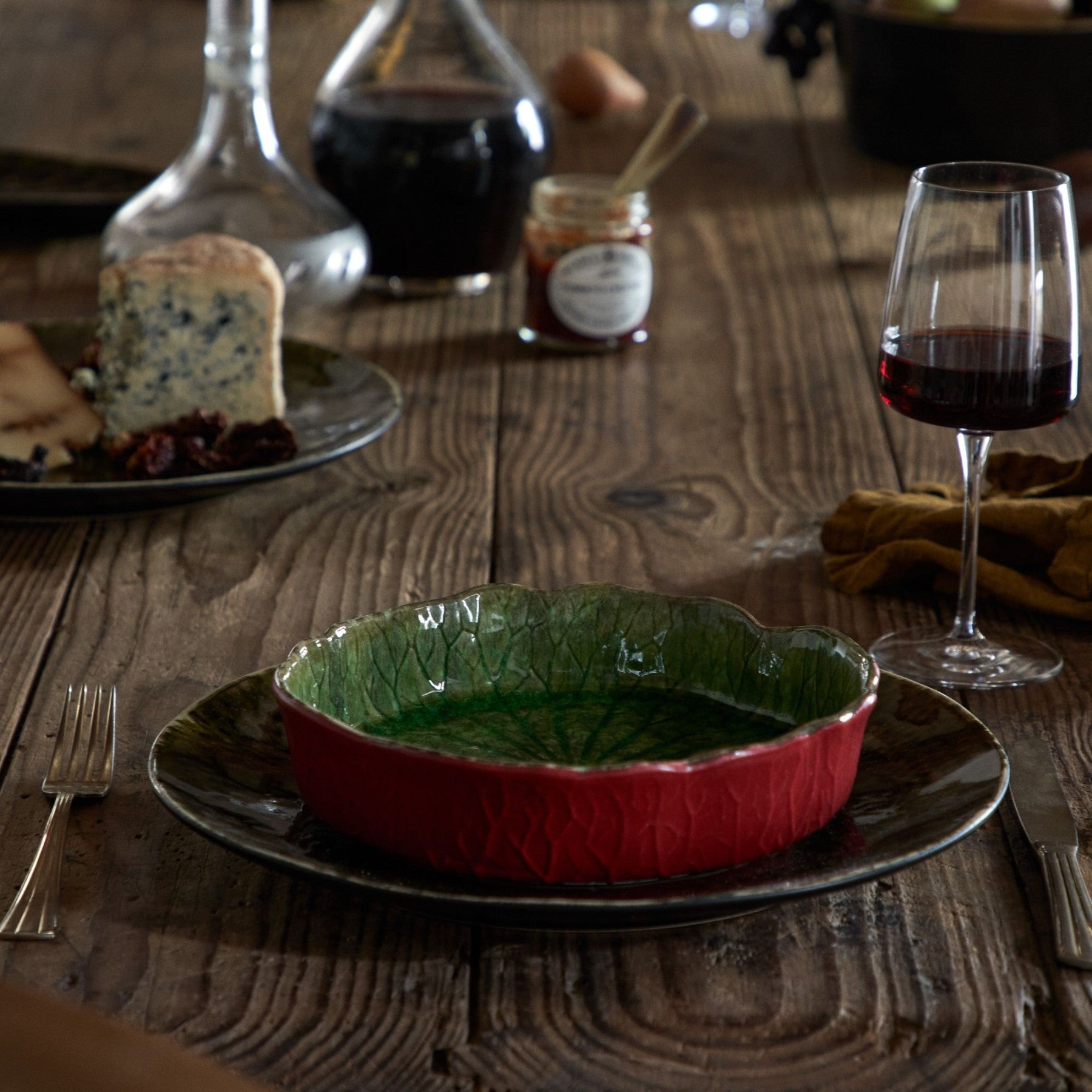 Riviera Charger Plate Forest Green