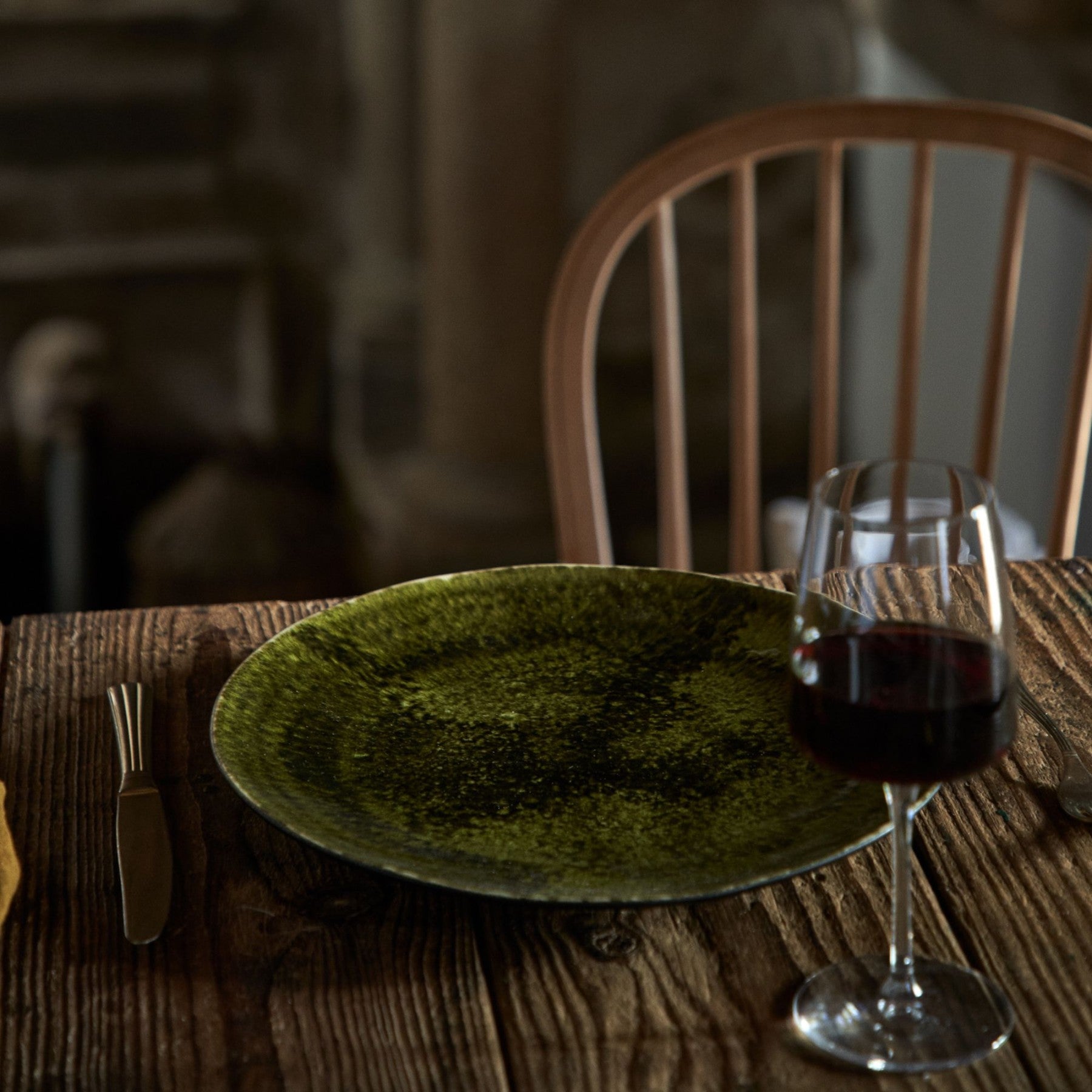 Riviera Charger Plate Forest Green