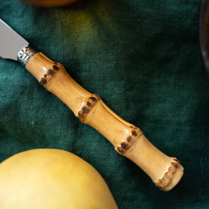 Light Bamboo 4 Piece Cutlery Set