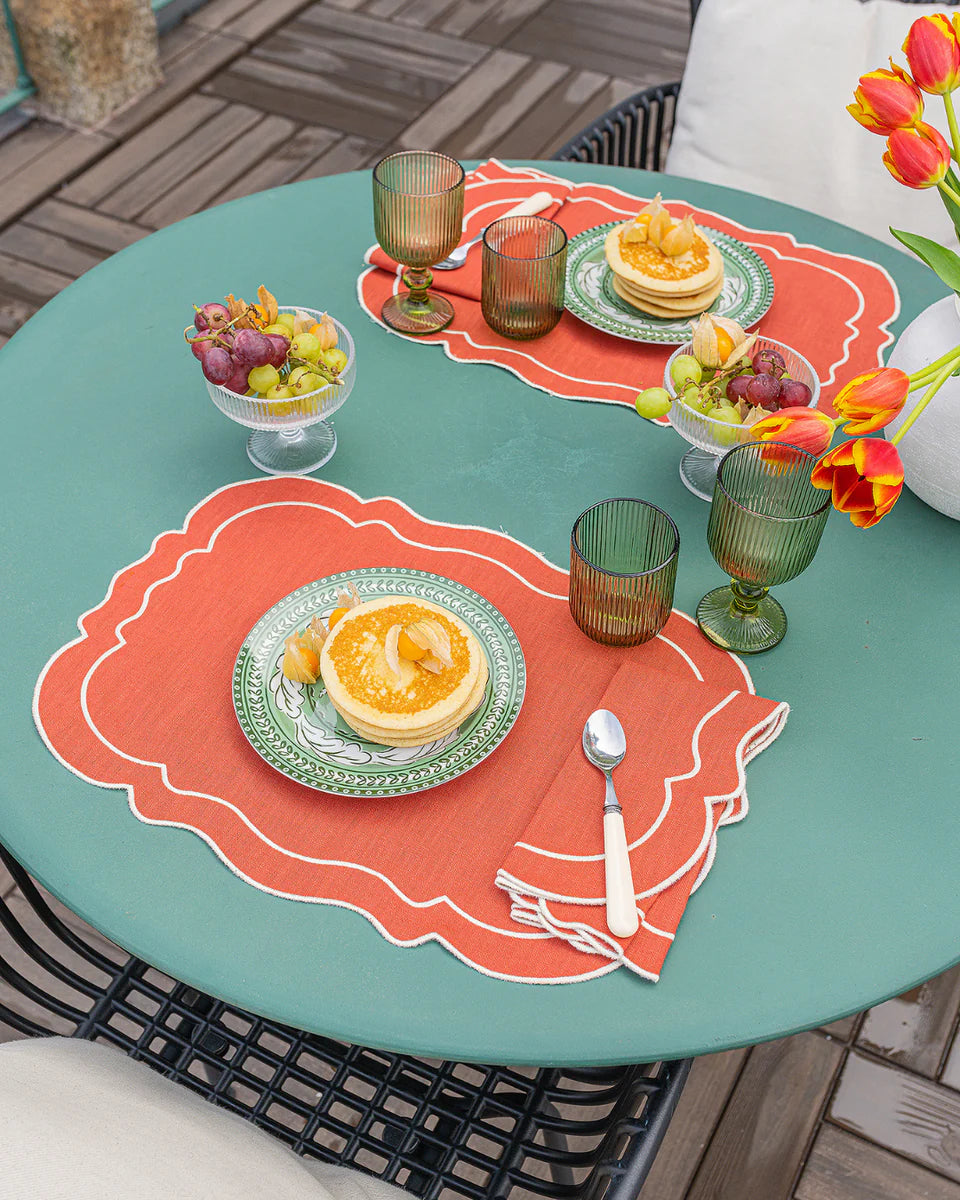 Clou Napkin in Terracotta