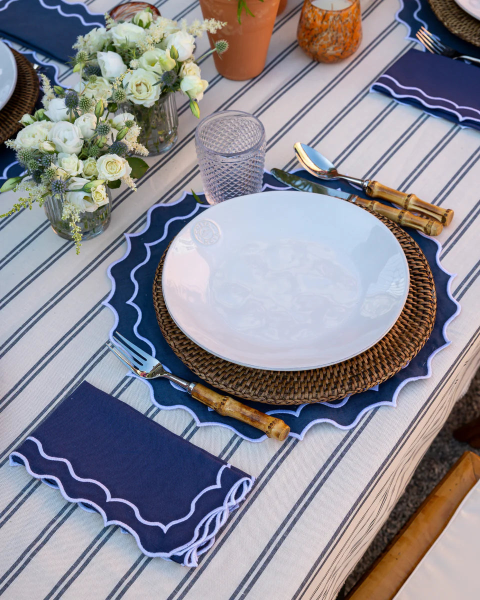 Dark Rattan Charger