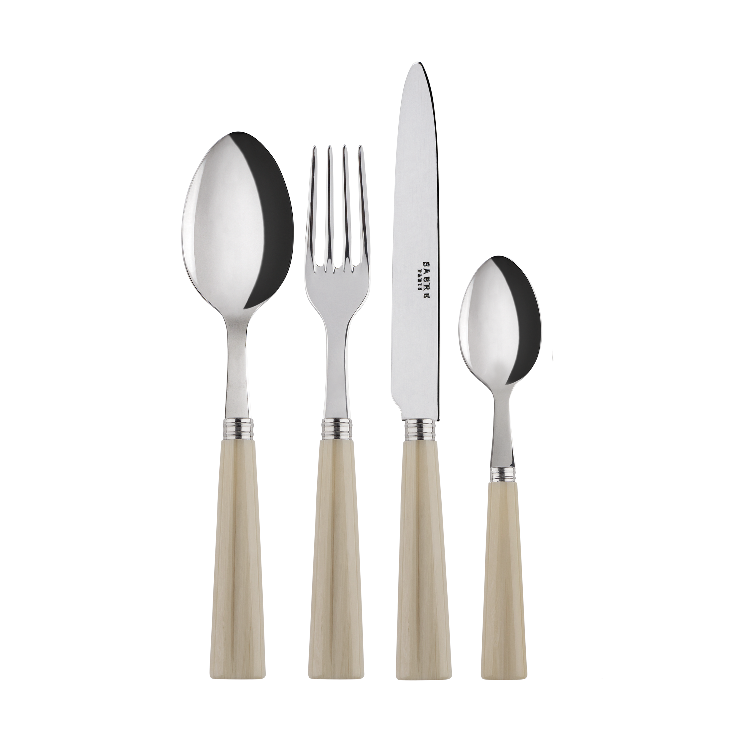 Faux Horn 4 Piece Cutlery Set