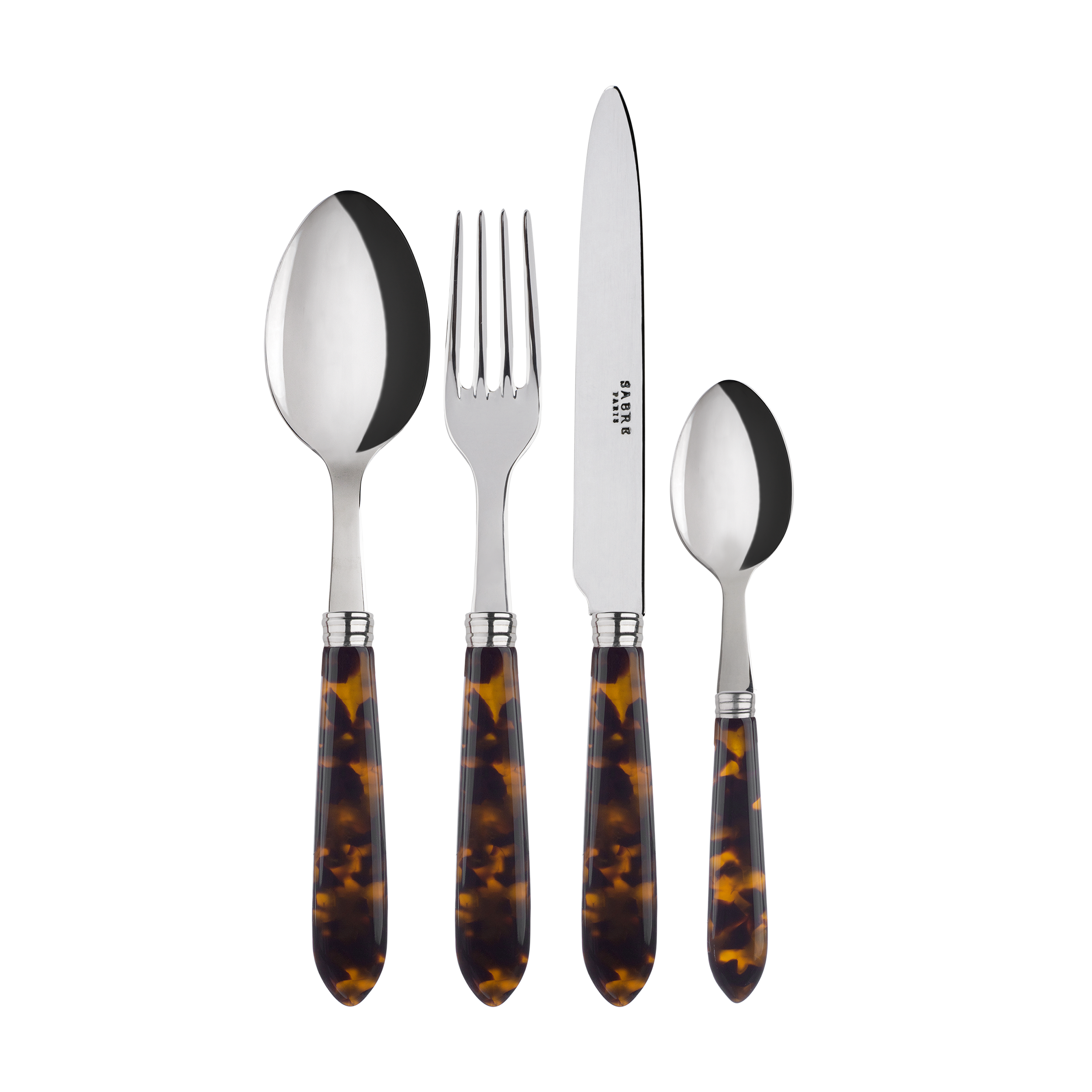 Tortoiseshell Cutlery 4 Piece Set
