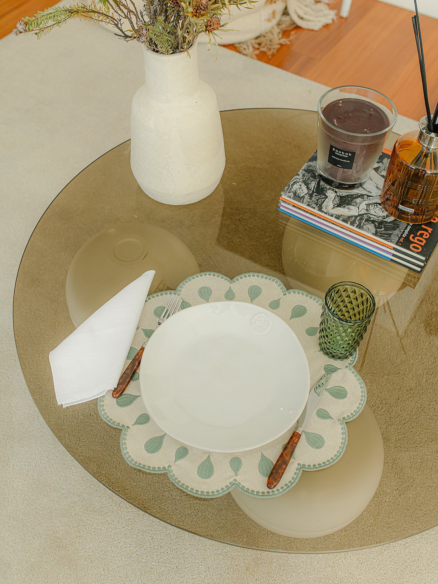 Gotas Placemat Green
