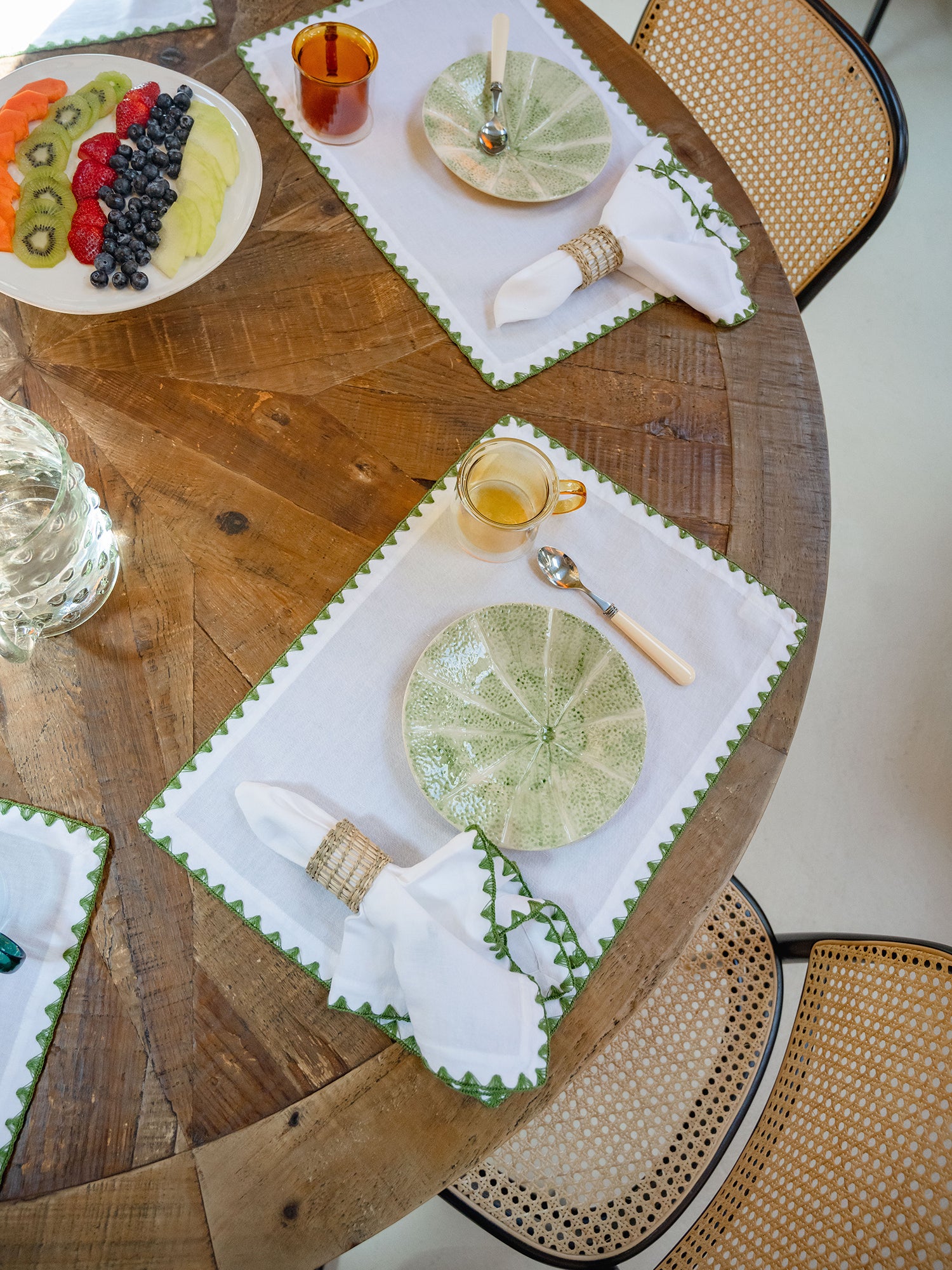Clara Placemat in Green