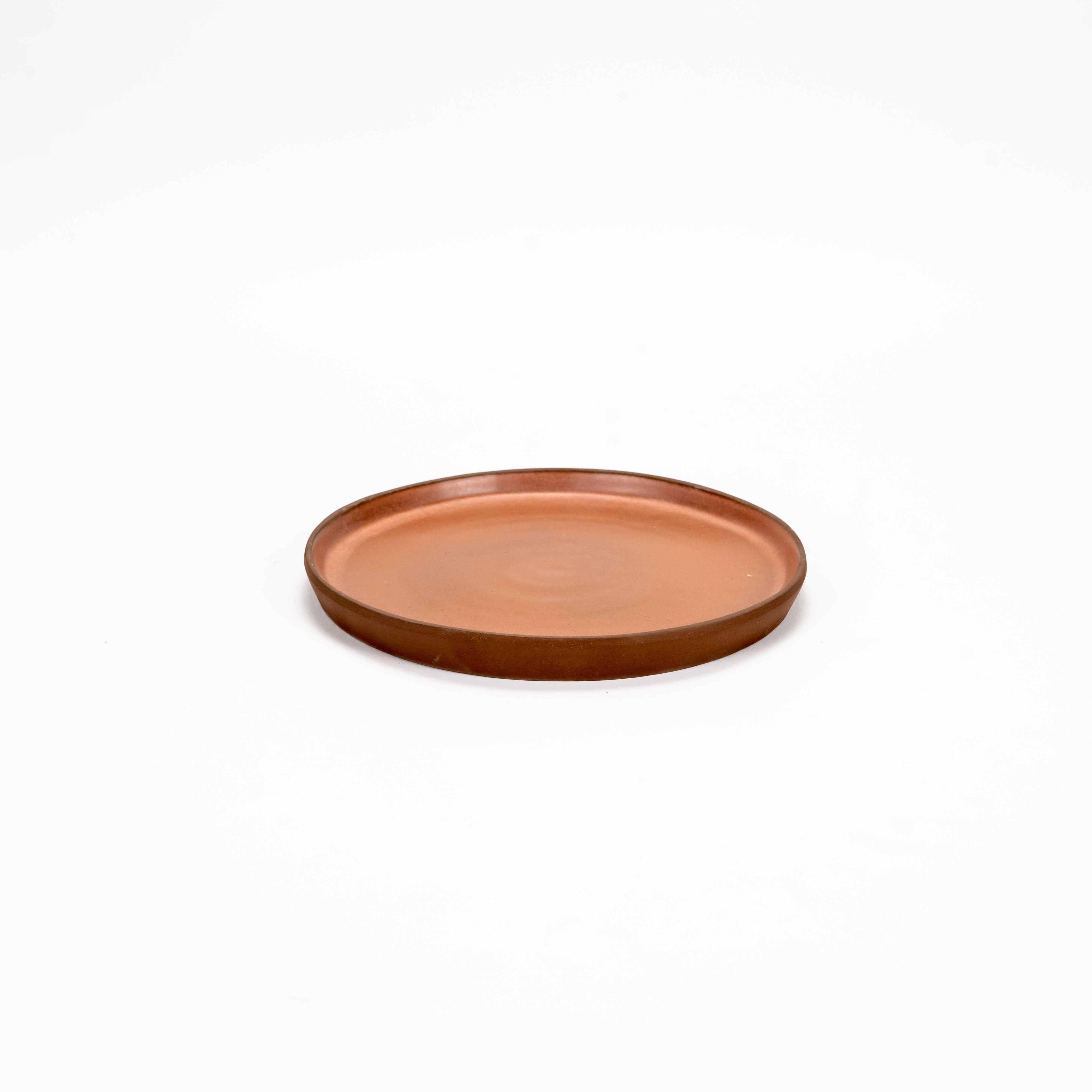 Terra Dessert Plate in Salmon