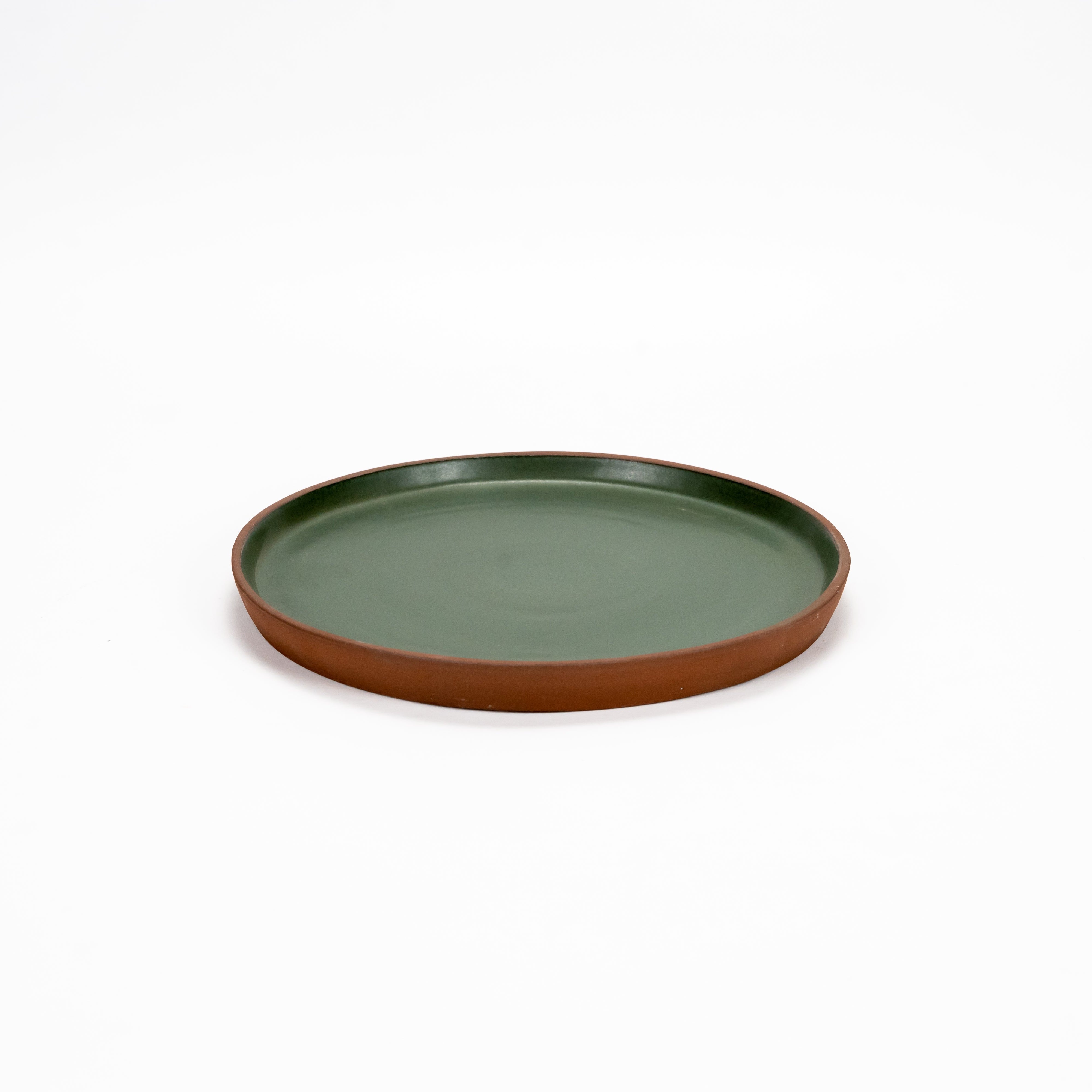 Terra Salad Plate in Forest Green