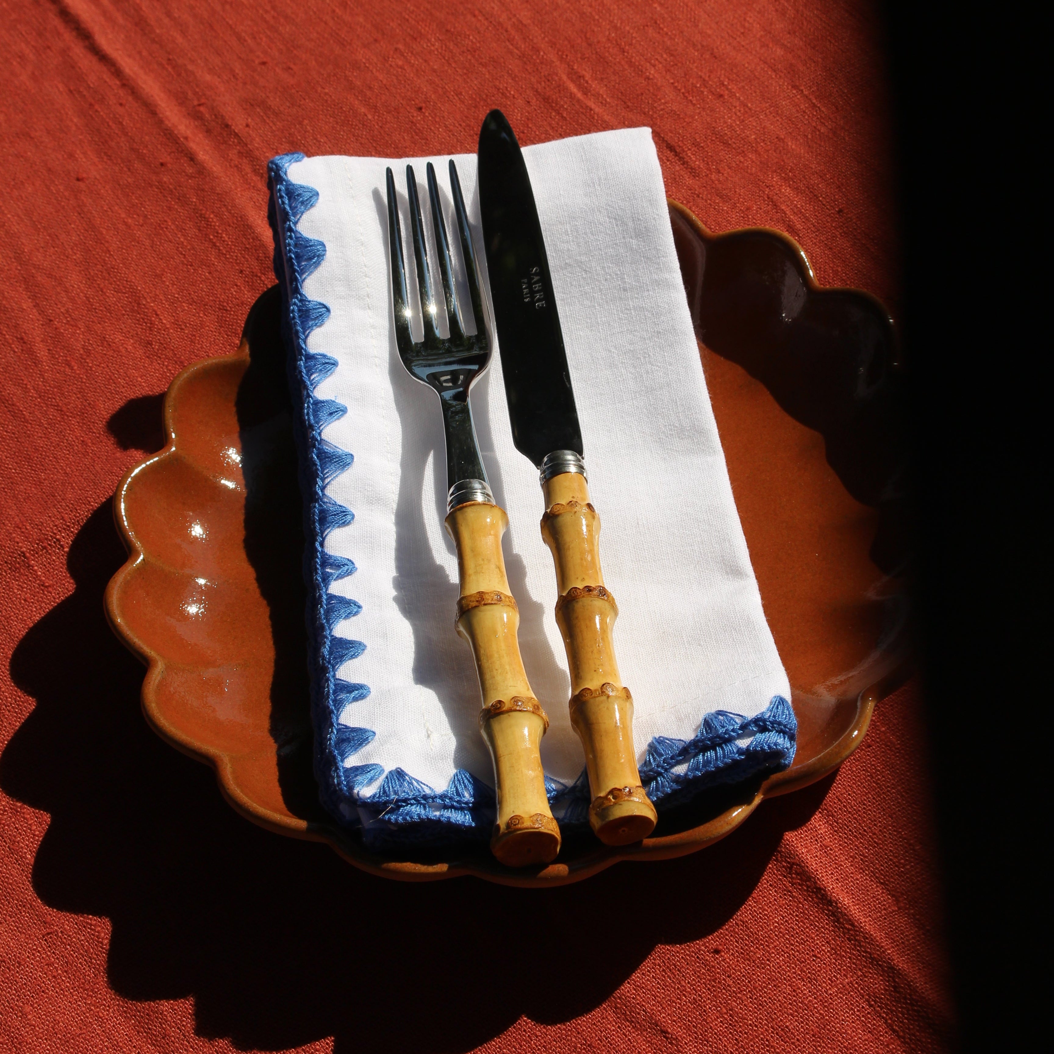 Light Bamboo 4 Piece Cutlery Set