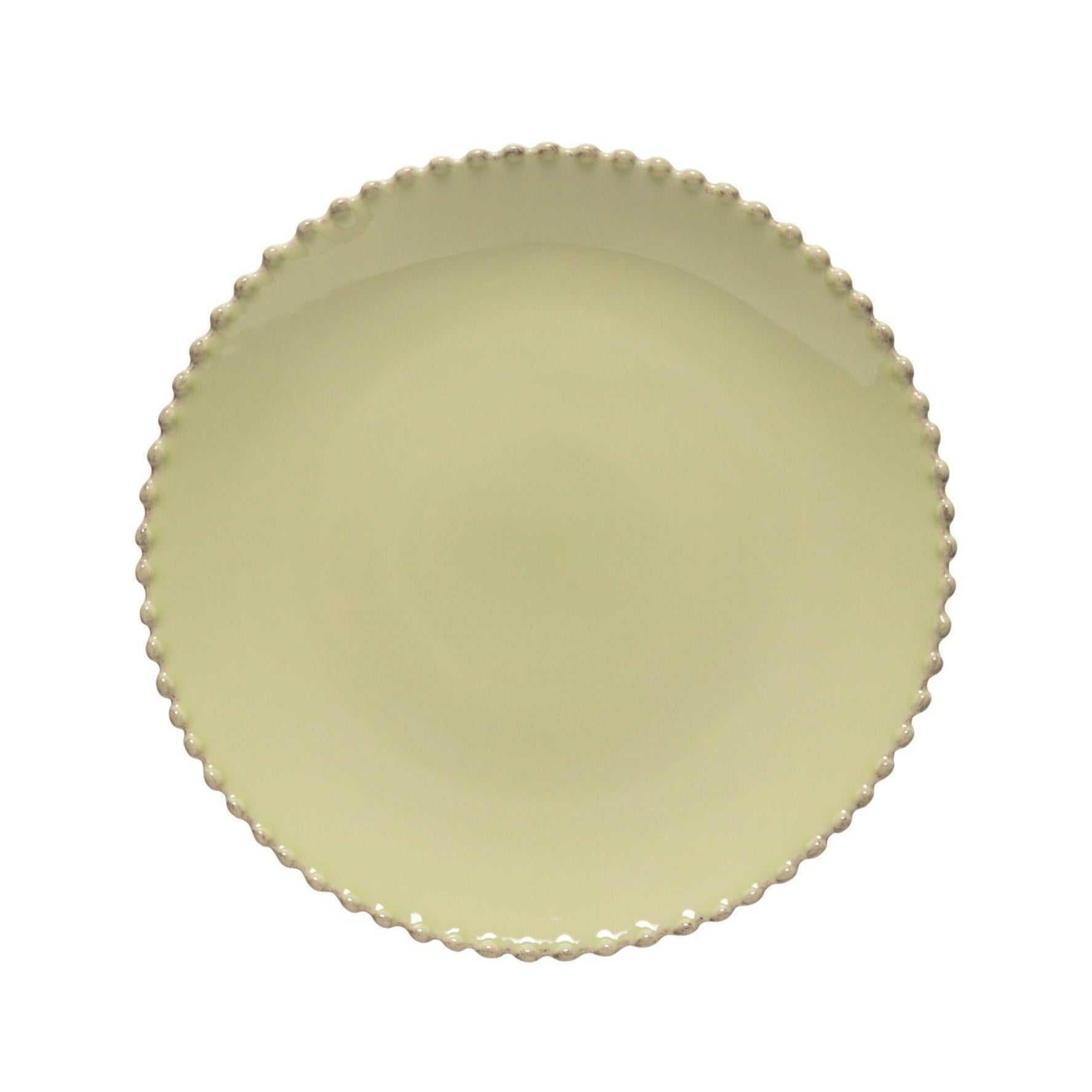 Pearl Dinner Plate Lily Green