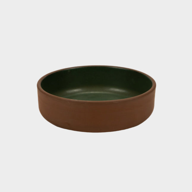 Terra Pasta Bowl in Forest Green