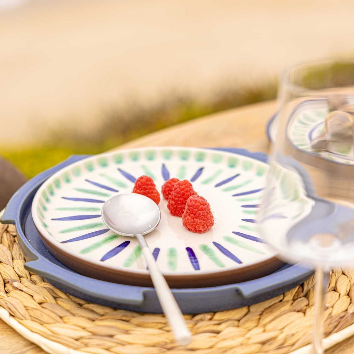 Vilamoura Blue Fish Dinner Plate
