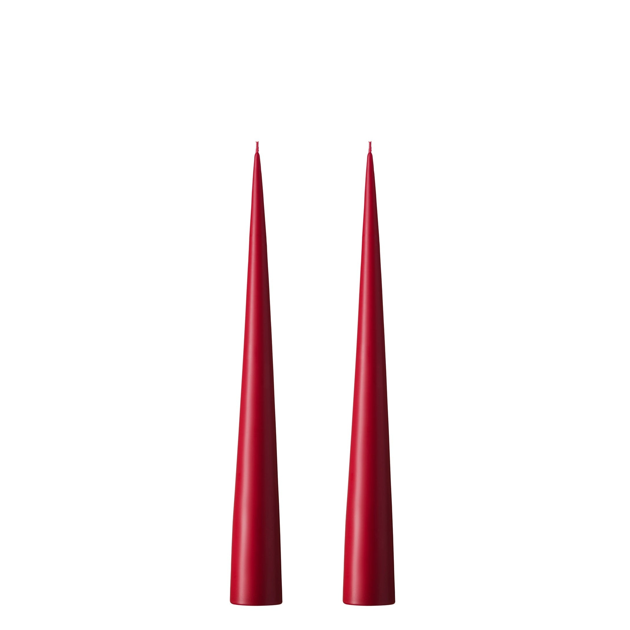 Pair of Wine Cone Candles no.44